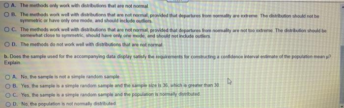 Solved Refer to the accompanying data display that results