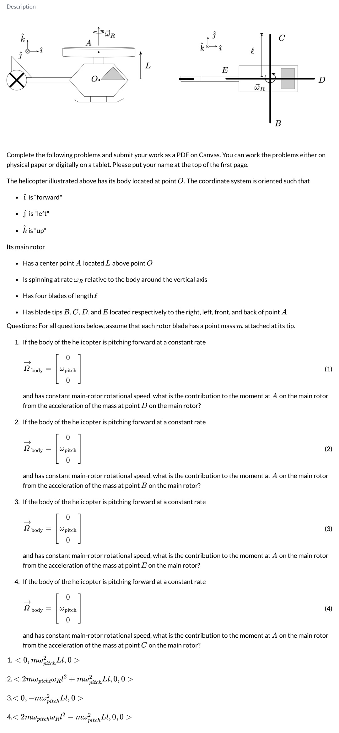 Solved DescriptionComplete the following problems and submit | Chegg.com