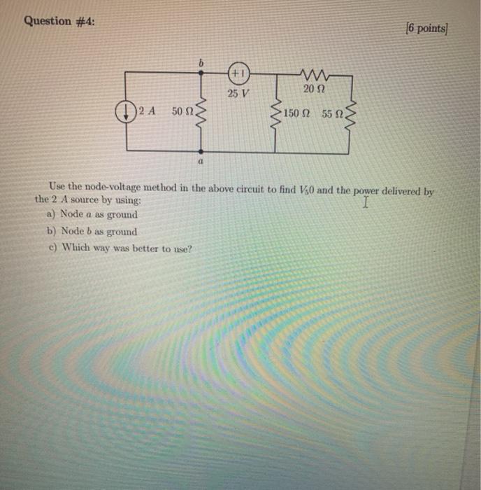 Solved Solve each circuit using the method listed above the | Chegg.com