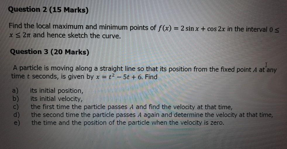 Solved Question 1 (15 Marks) Figure 1 shows the curve y = x2 | Chegg.com
