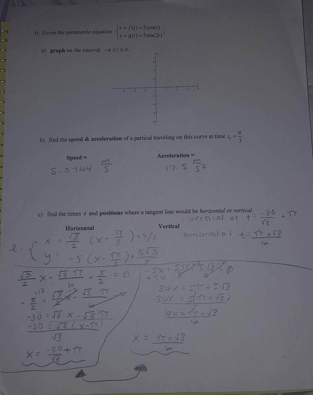 Solved really need help on part a, do not how to graph or | Chegg.com