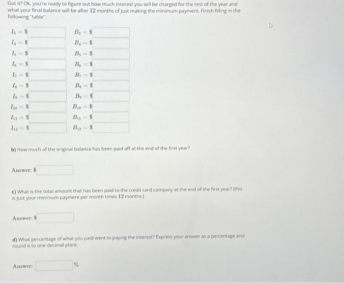 Solved it's one question but it hav 5 parts and each part | Chegg.com