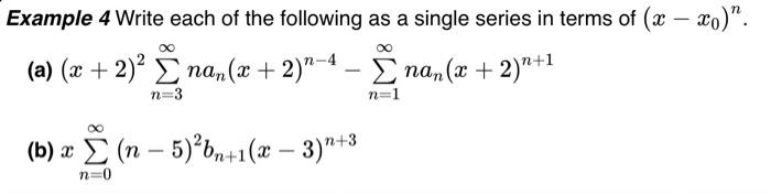 Solved Example 4 Write each of the following as a single | Chegg.com