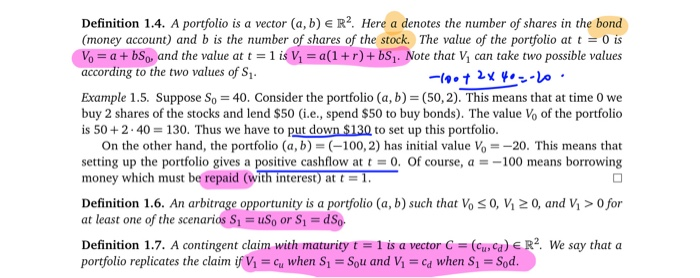 Solved 5. Consider the single period binomial model as in | Chegg.com