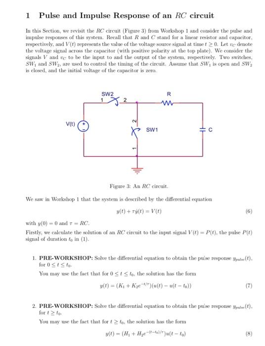 Solved Pulse and Impulse continuous-time signals A | Chegg.com