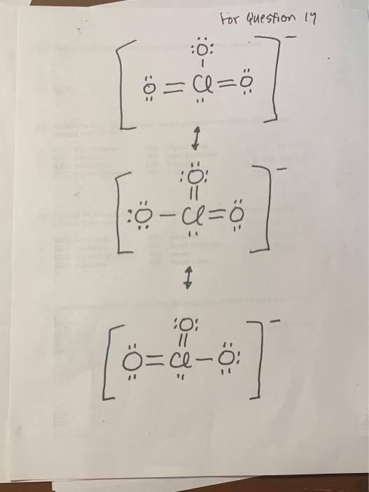 Solved (19. The resonance structures for the most stable | Chegg.com