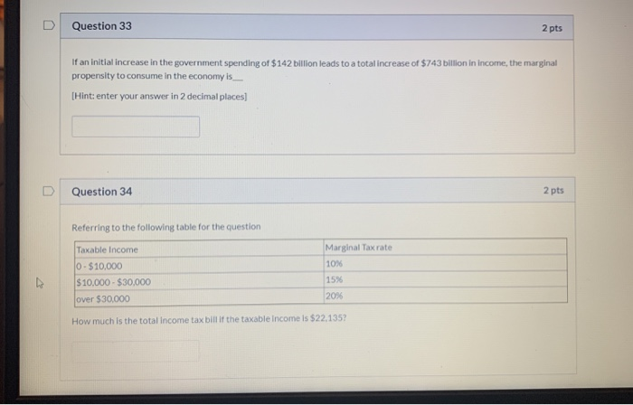 Solved 2 pts Question 31 U Use the following information to | Chegg.com