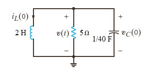 Solved For the underdamped circuit shown in the accompanying | Chegg.com