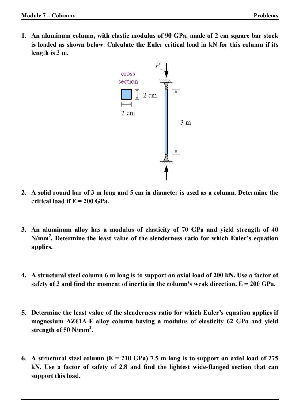 Calculated strength values (N/mm 2 ).