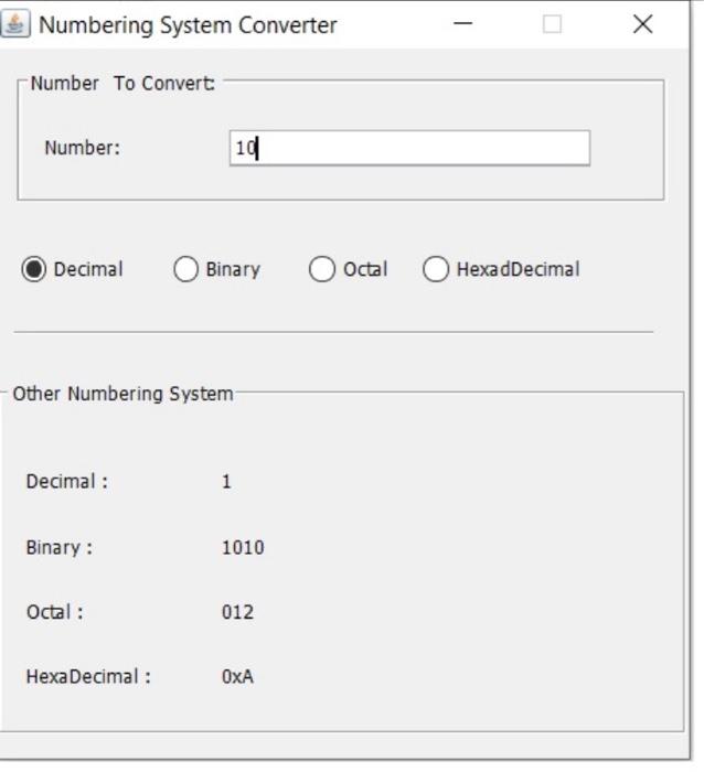 Solved please write a Java GUI program toallow the user to | Chegg.com