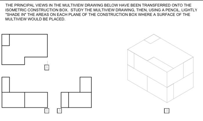 Solved THE PRINCIPAL VIEWS IN THE MULTIVIEW DRAWING BELOW | Chegg.com