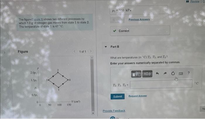 Solved The figure(Figure 1) shows two different processes by | Chegg.com