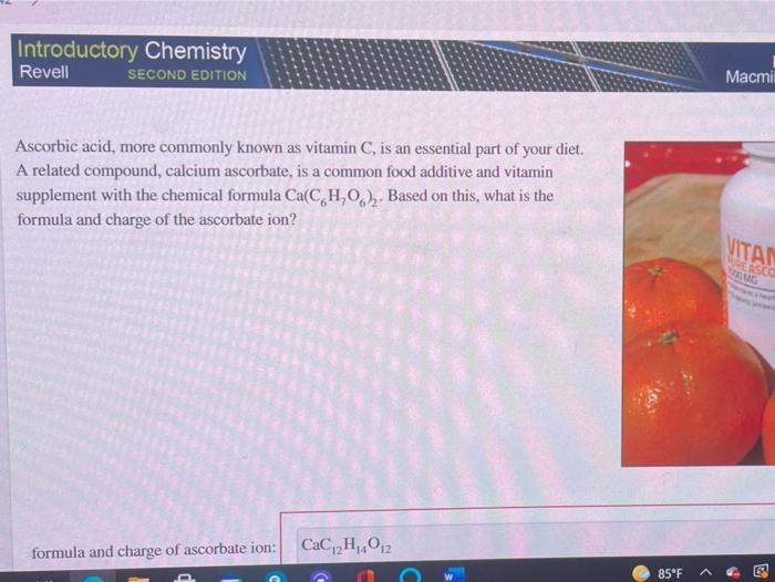 Solved Introductory Chemistry Revell SECOND EDITION Macmil