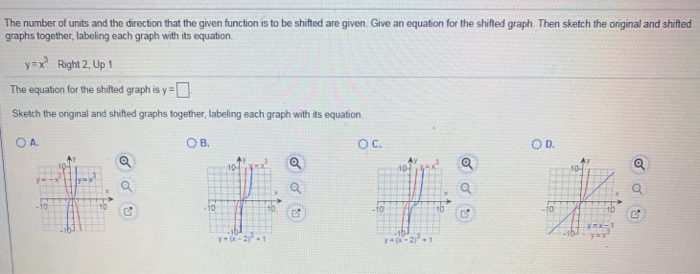 Solved The number of units and the direction that the given | Chegg.com