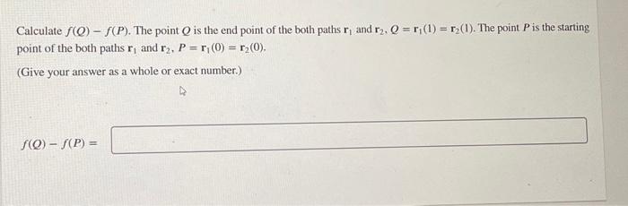 Solved Let F=∇f and f=4x2y−5z. Calculate ∫cF⋅dr for the path | Chegg.com