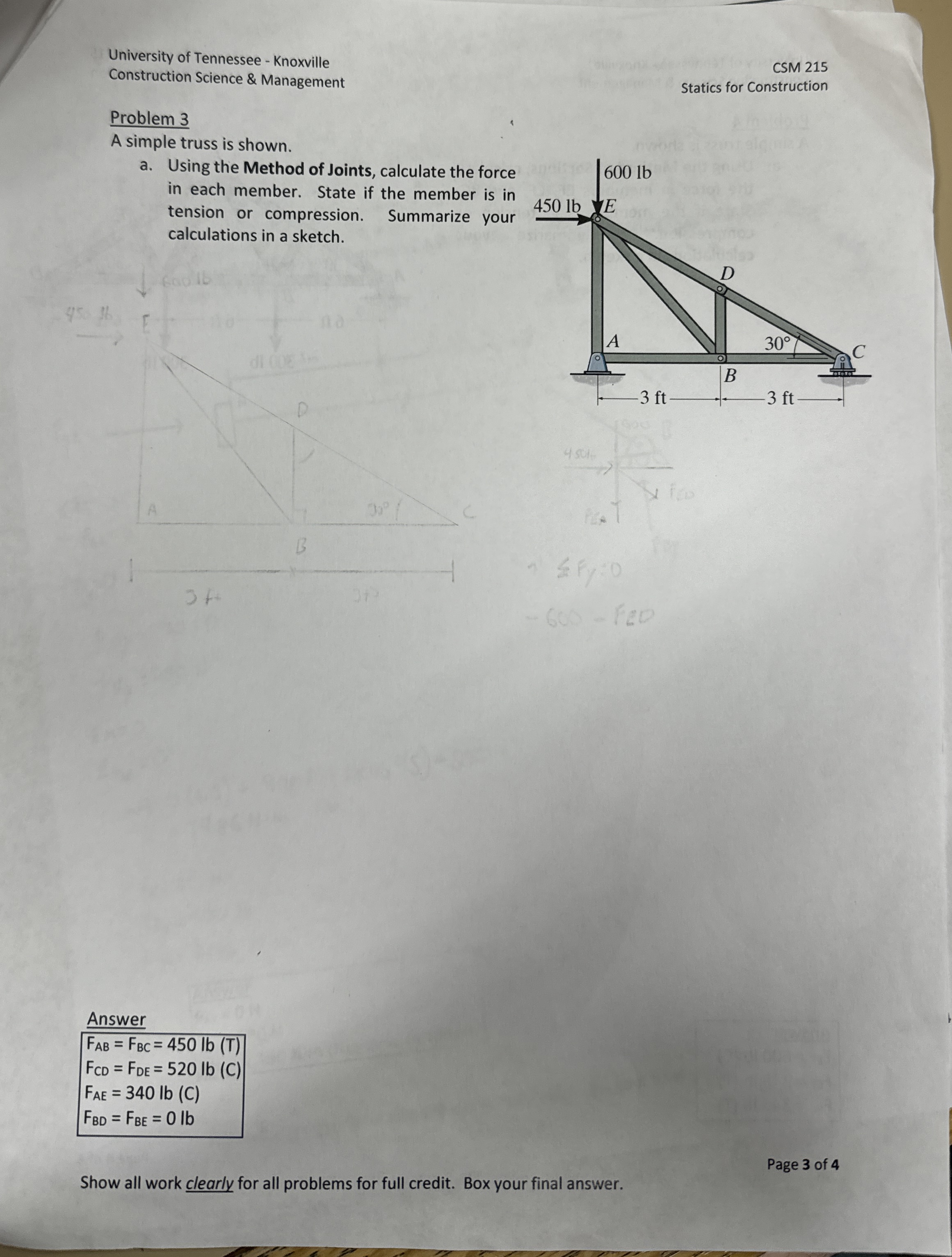University of Tennessee ﻿KnoxvilleCSM