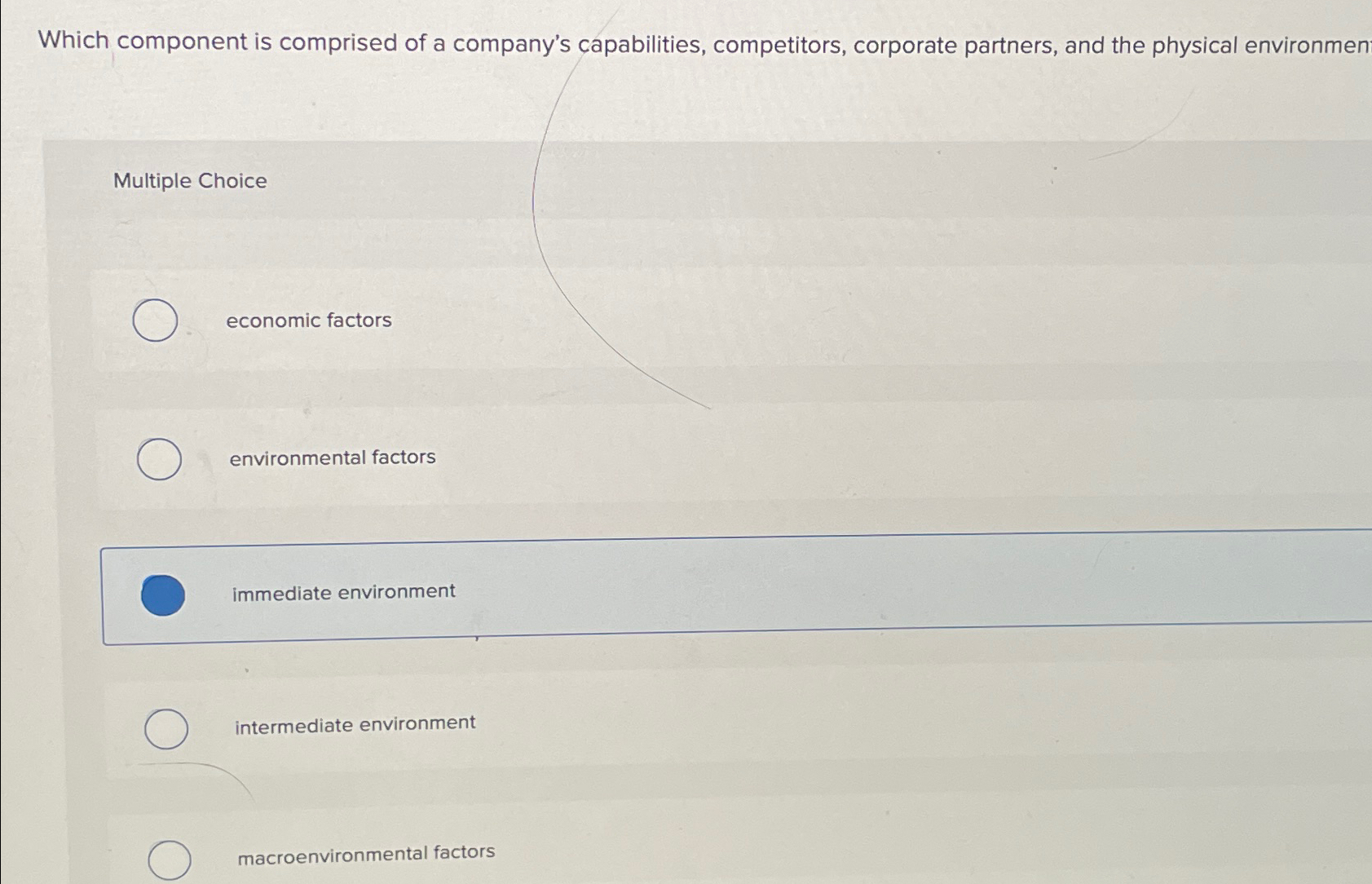 Solved Which component is comprised of a company's | Chegg.com