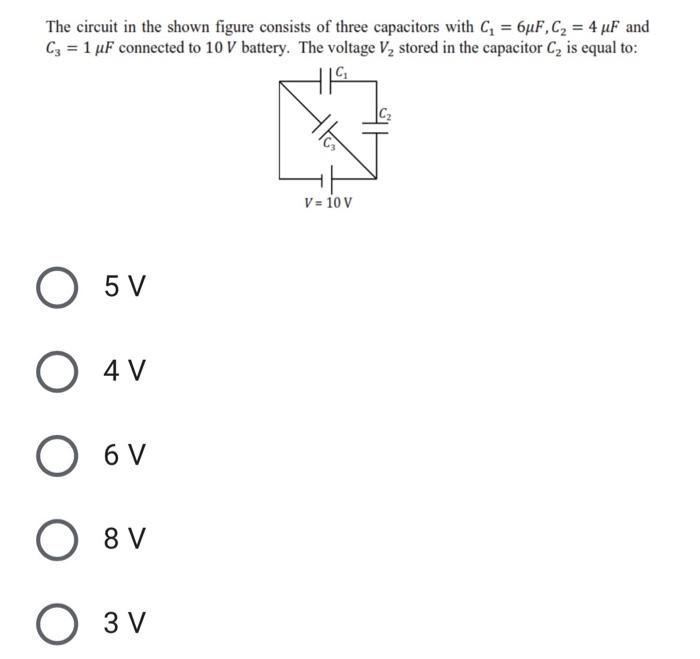Solved The circuit in the shown figure consists of three | Chegg.com