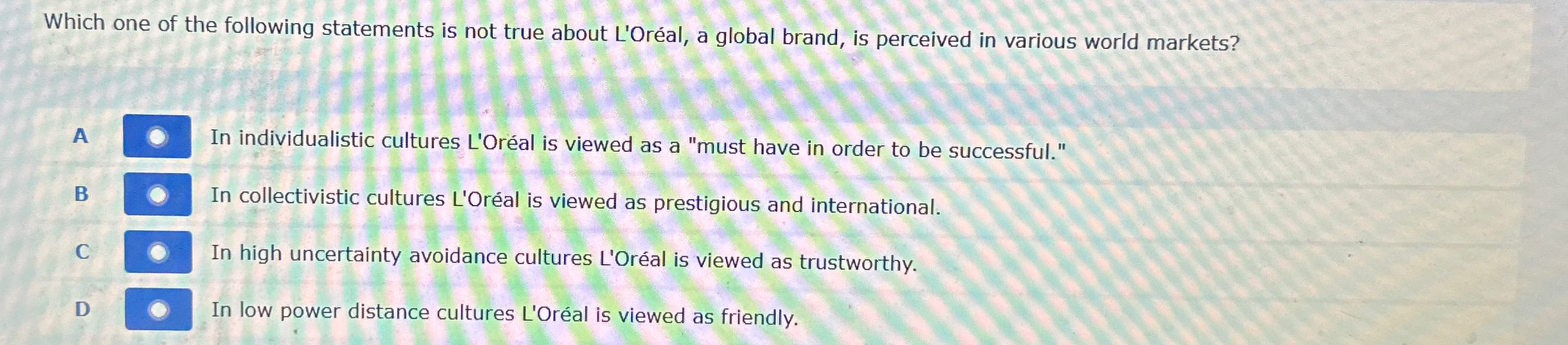 Solved Which one of the following statements is not true | Chegg.com