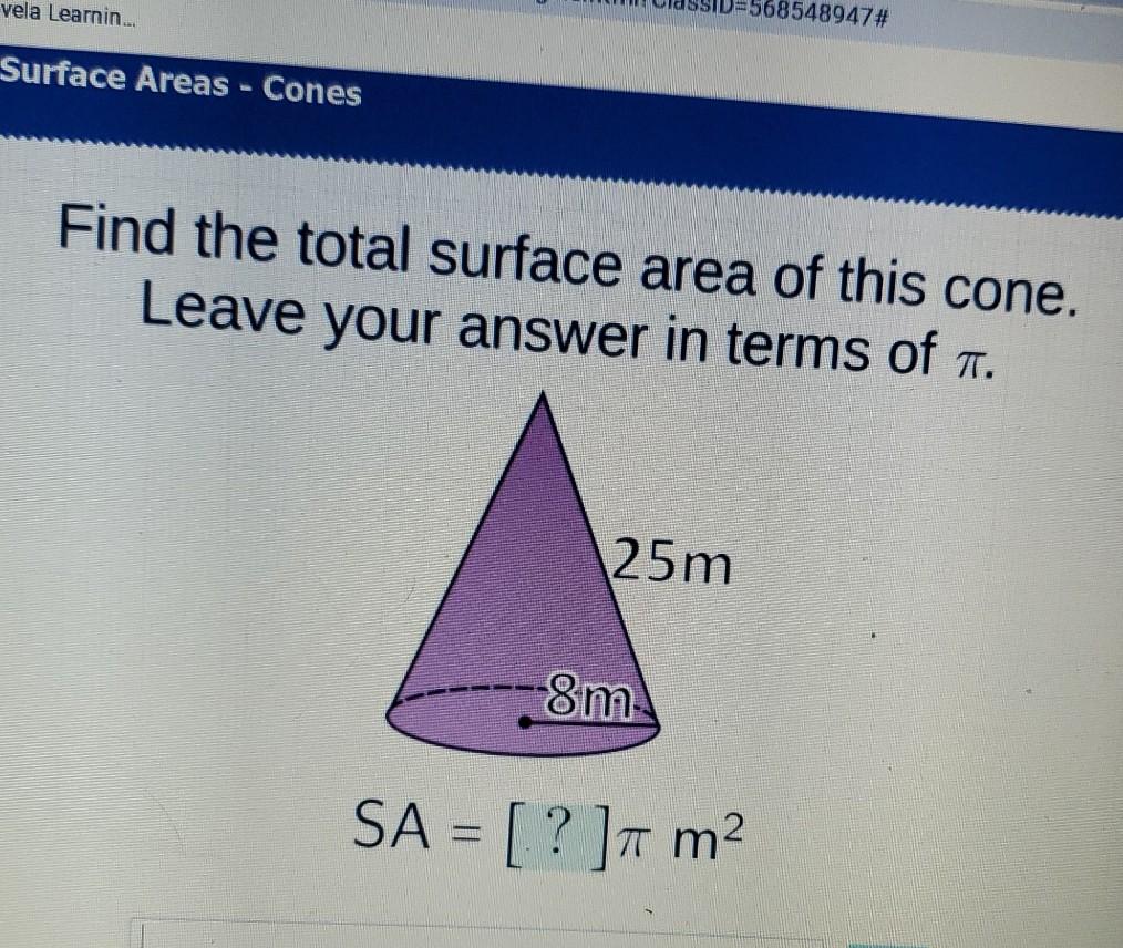 solved-find-the-total-surface-area-of-this-cone-leave-your-chegg