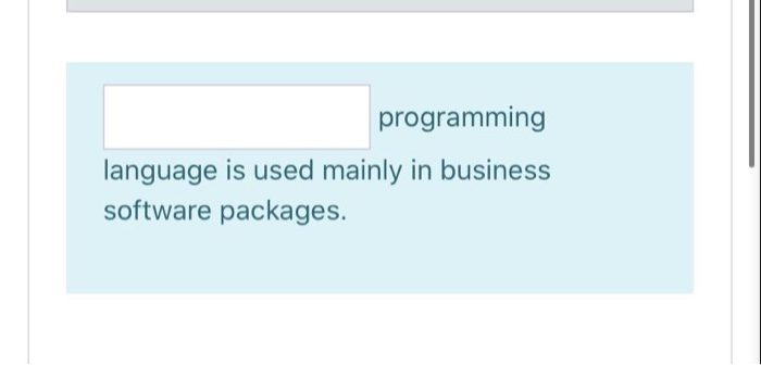 Solved А is a complete instruction in Visual Basic programs | Chegg.com