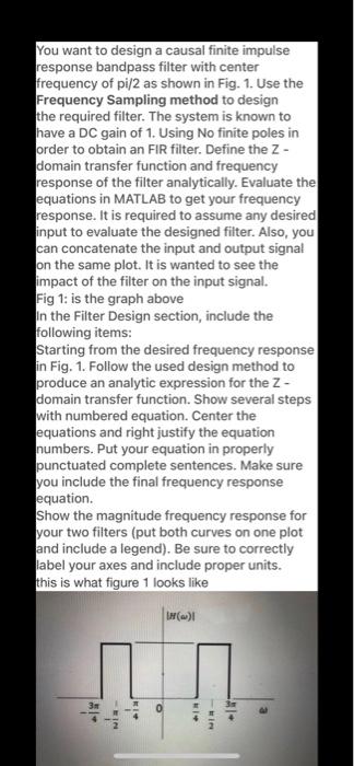 Solved Solve by using frequency sampling method! I will give | Chegg.com