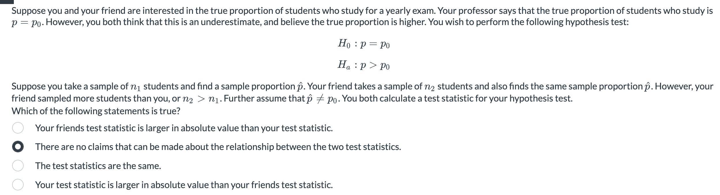 Solved Suppose you and your friend are interested in the | Chegg.com