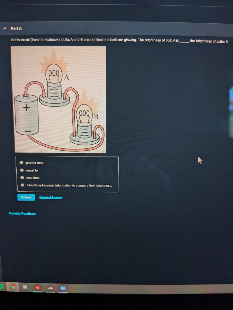 Solved Part A In this circuit (from the textbook), bulbs A | Chegg.com