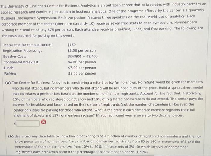 solved-the-center-for-business-analytics-is-considering-a-chegg