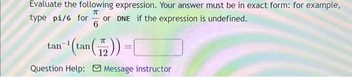 Solved Evaluate the following expression. Your answer must | Chegg.com