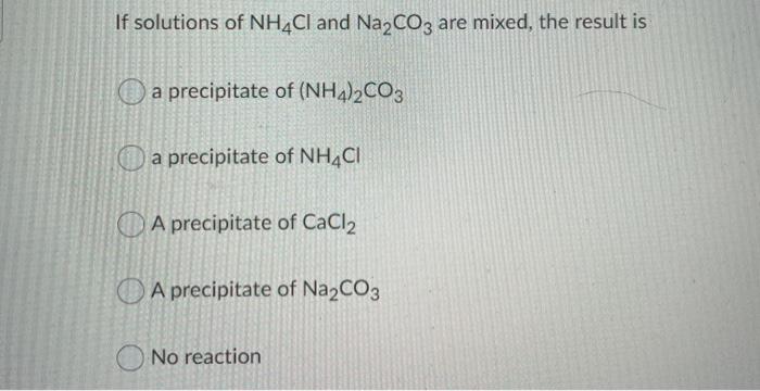 NH4Cl Na2CO3: Tìm hiểu Phản ứng Hóa học Quan trọng và Ứng dụng