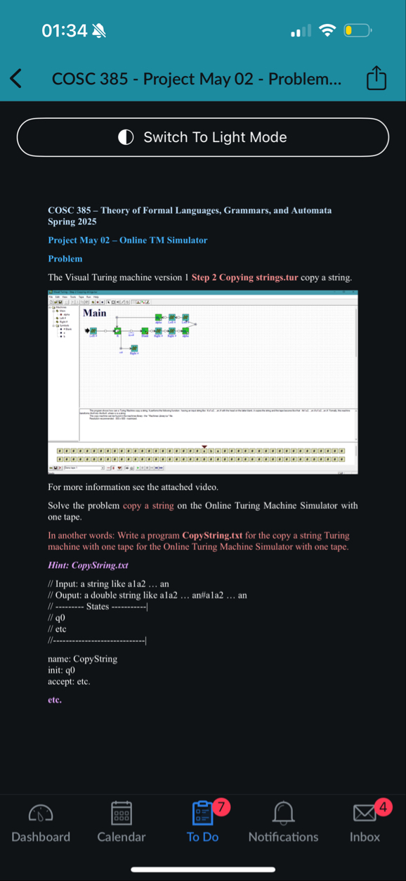 01:34COSC 385 - ﻿Project May 02 - ﻿Problem...Switch | Chegg.com