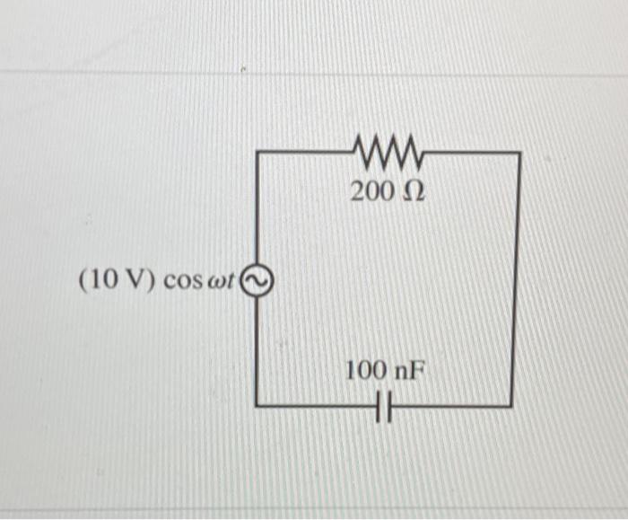 Solved What is VR if the emf frequency in (Figure 1) is