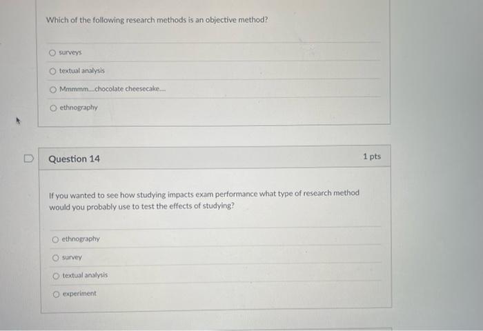 Question 3 1 pts Which of the following answers is | Chegg.com