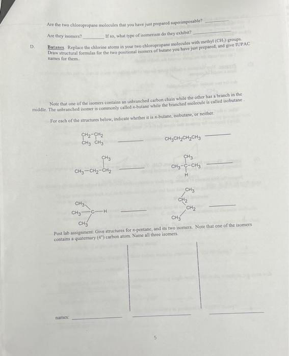 Constitutional Isomerism 1. Positional Isomerism of | Chegg.com