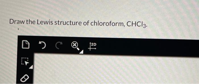 lewis structure of chcl3