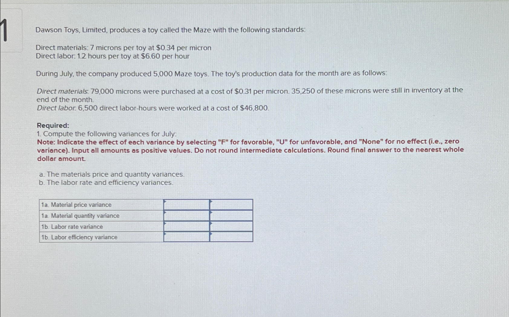 Solved Dawson Toys, Limited, produces a toy called the Maze