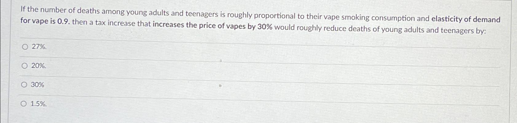 Solved If the number of deaths among young adults and | Chegg.com