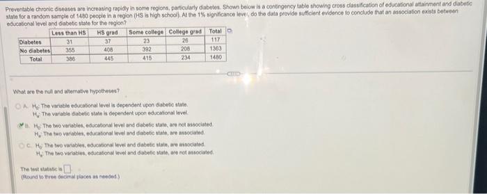 Solved Preventable Chronle Dseases Are Increasing Ropidly In | Chegg.com