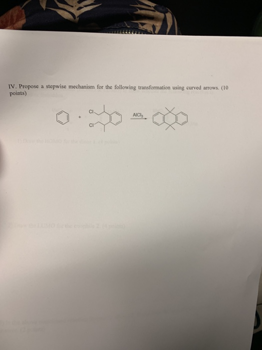 Solved IV. Propose a stepwise mechanism for the following | Chegg.com