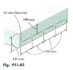 Solved A Concrete Slab Is Reinforced By 16 Mm Diameter Steel Rods Chegg Com