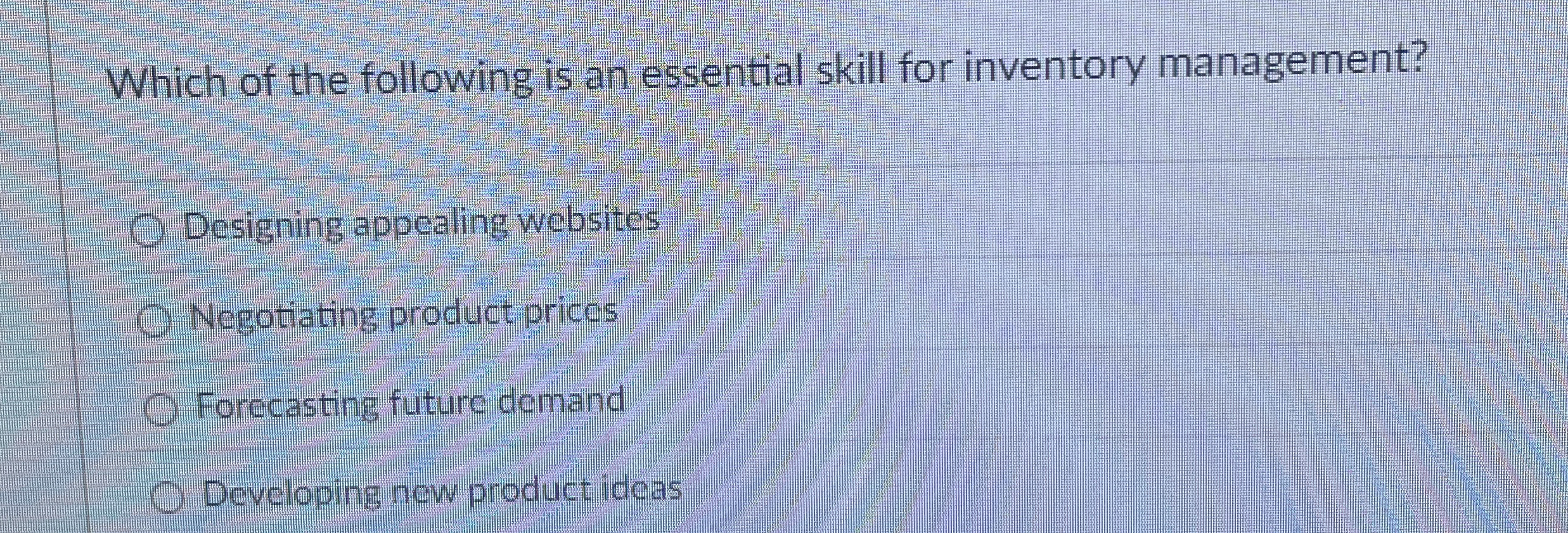 Solved Which of the following is an essential skill for | Chegg.com