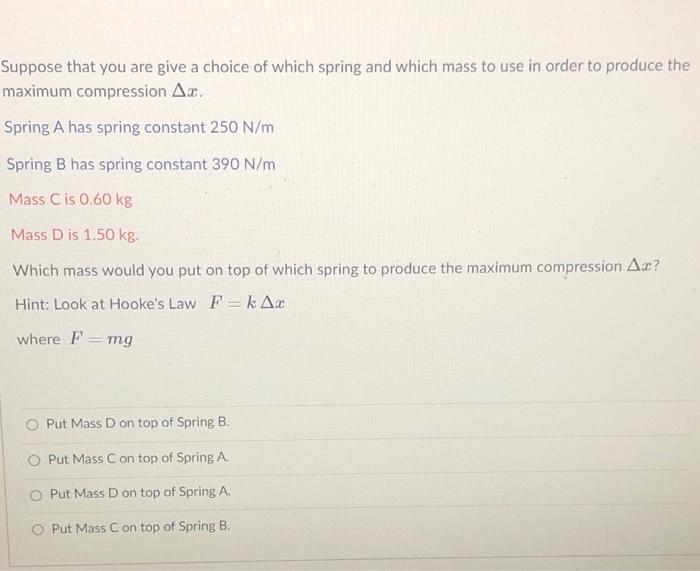 Solved The dry ice puck in Lab6* compresses the double