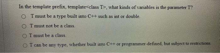 Solved A constructor that accepts no parameters is called | Chegg.com
