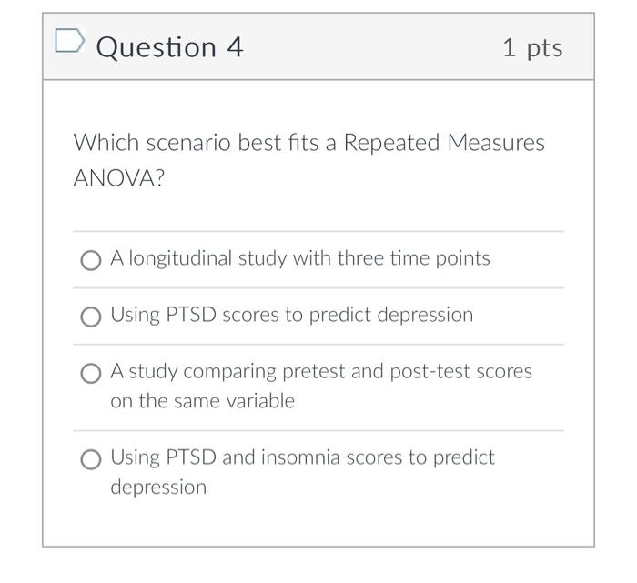 Solved Question 1 1 pts We are testing a new treatment for | Chegg.com