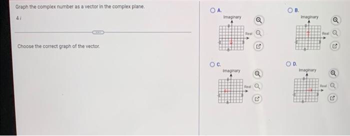 Solved Graph the complex number as a vector in the complex | Chegg.com
