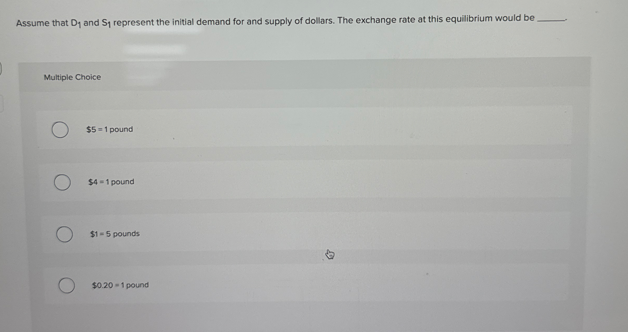 Solved Assume that D1 ﻿and S1 ﻿represent the initial demand | Chegg.com