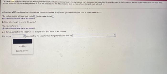 Solved The percentage of high school graduates cong to | Chegg.com