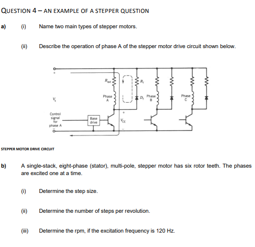 Solved QUESTION 3 - ANOTHER DC MACHINE QUESTION A) Draw The | Chegg.com