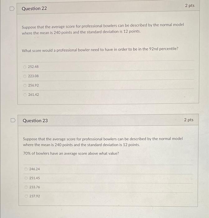 Solved Question 14 2 pts Below is the description of an | Chegg.com